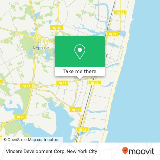 Mapa de Vincere Development Corp