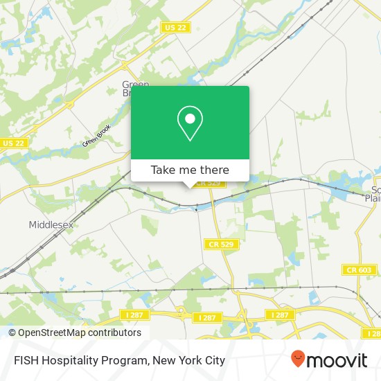 FISH Hospitality Program map