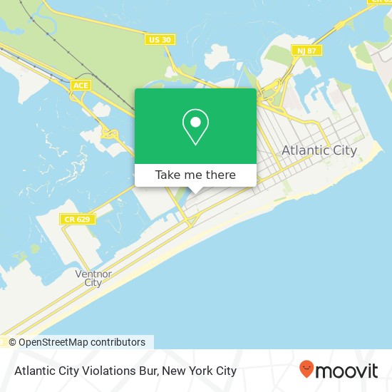Atlantic City Violations Bur map
