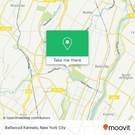 Bellwood Kennels map