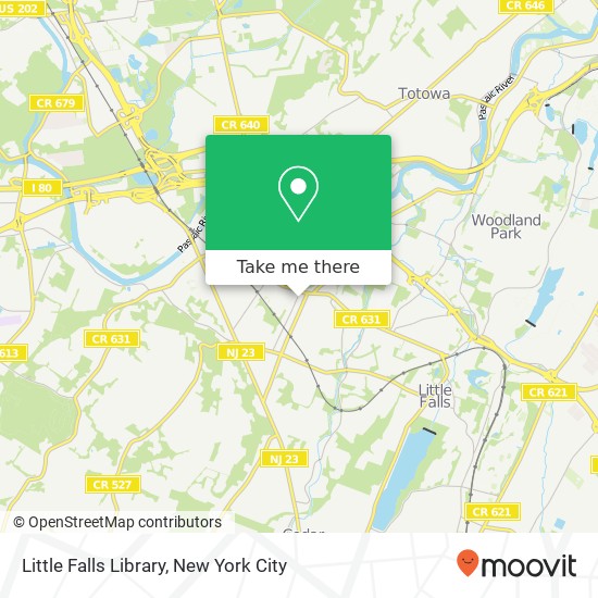 Little Falls Library map