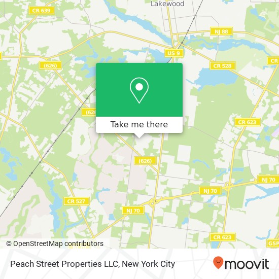 Peach Street Properties LLC map