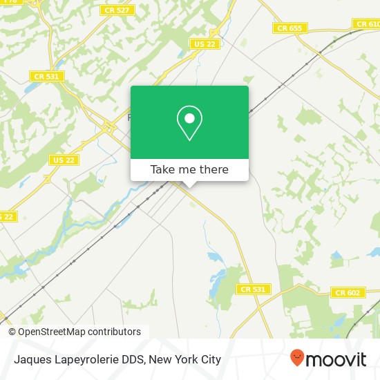 Jaques Lapeyrolerie DDS map