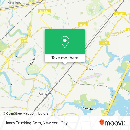 Janny Trucking Corp map