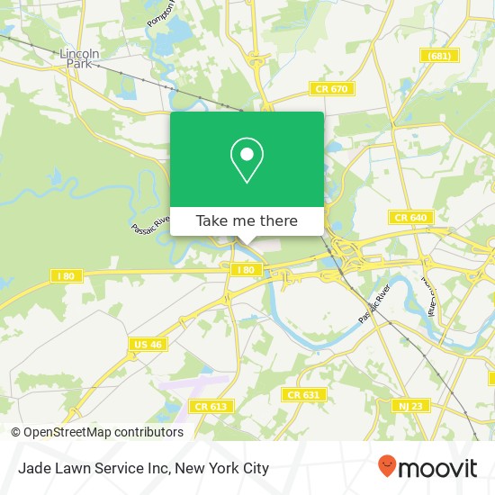 Jade Lawn Service Inc map