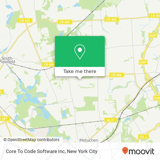 Core To Code Software Inc map