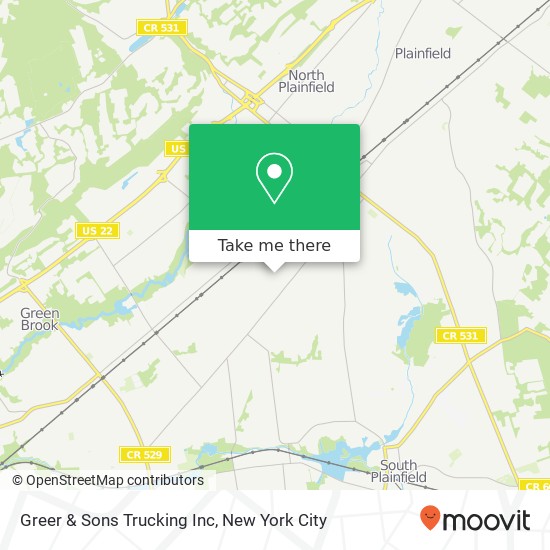 Greer & Sons Trucking Inc map