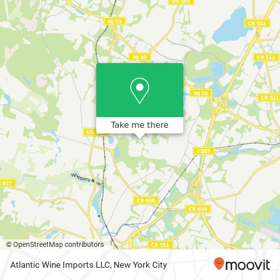 Atlantic Wine Imports LLC map