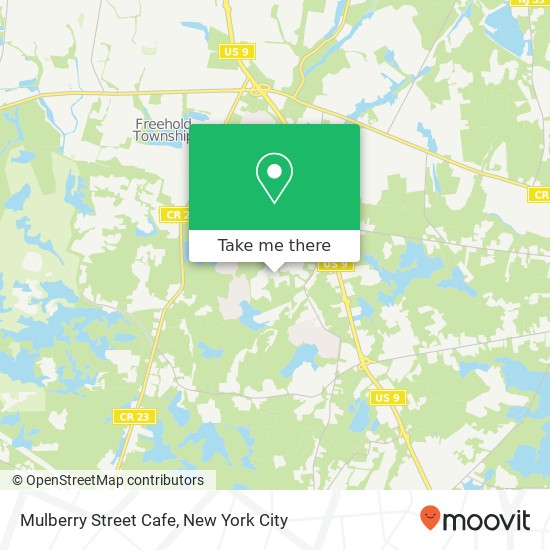 Mapa de Mulberry Street Cafe