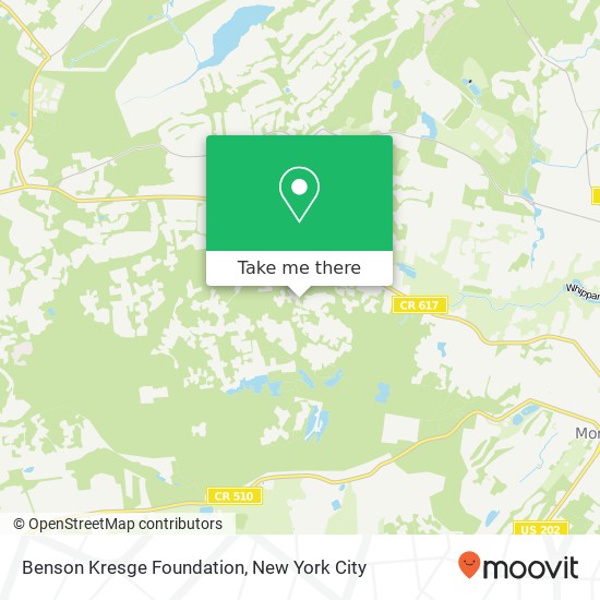 Benson Kresge Foundation map