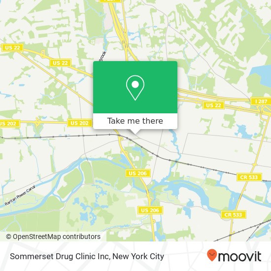 Sommerset Drug Clinic Inc map