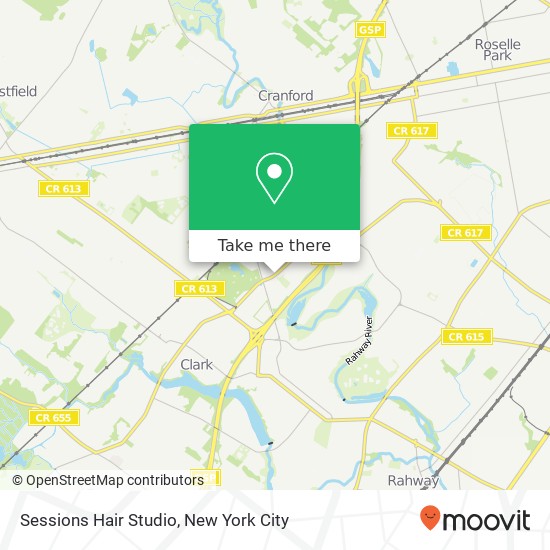 Sessions Hair Studio map