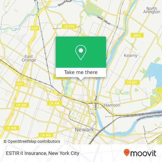 ESTIR II Insurance map