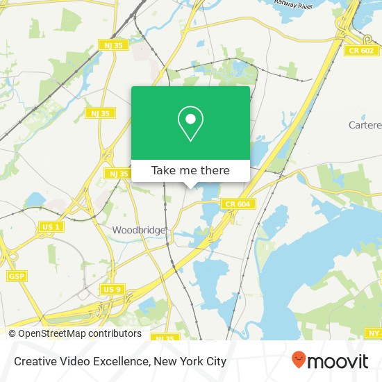 Creative Video Excellence map