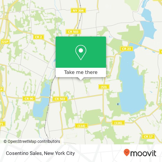 Cosentino Sales map