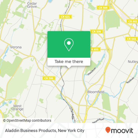 Mapa de Aladdin Business Products
