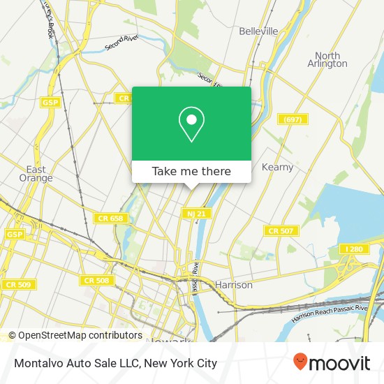 Mapa de Montalvo Auto Sale LLC