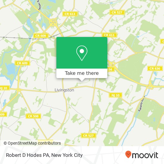 Mapa de Robert D Hodes PA