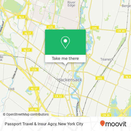 Mapa de Passport Travel & Insur Agcy