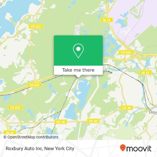 Mapa de Roxbury Auto Inc