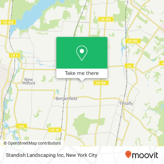 Standish Landscaping Inc map