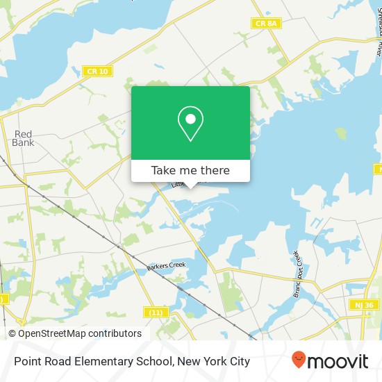 Point Road Elementary School map