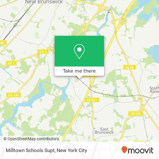 Mapa de Milltown Schools Supt