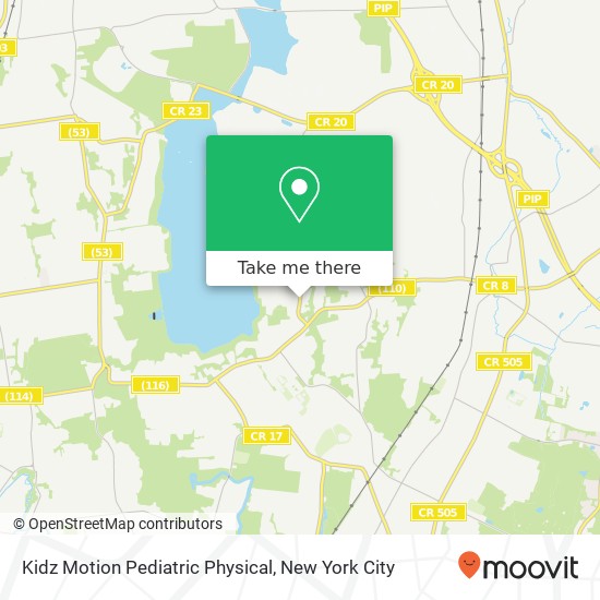 Mapa de Kidz Motion Pediatric Physical