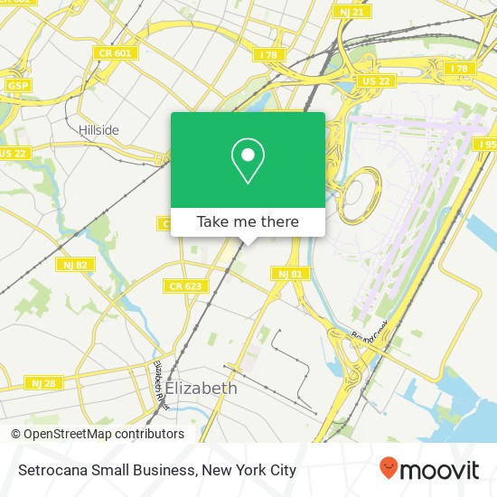 Setrocana Small Business map
