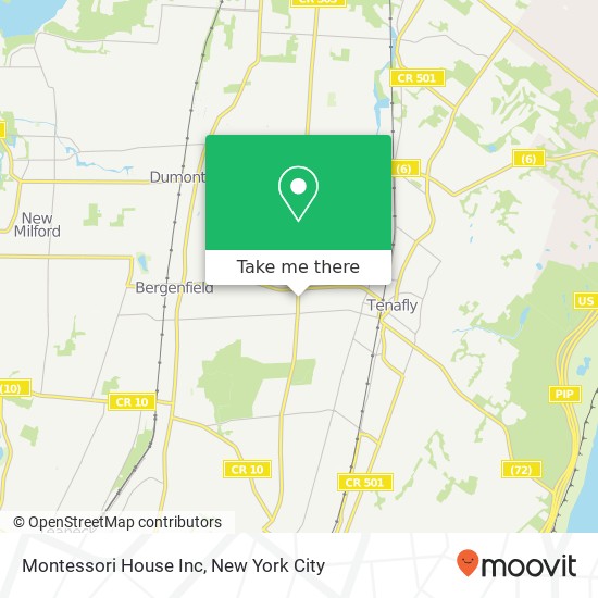 Montessori House Inc map