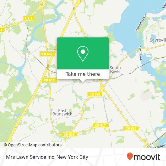 Mapa de Mrs Lawn Service Inc