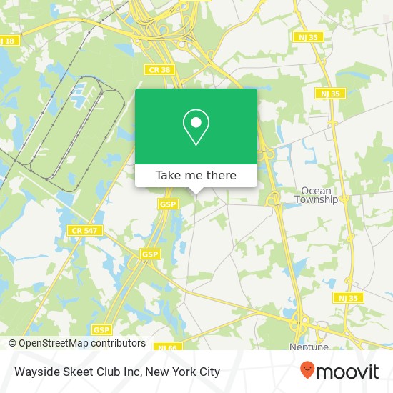 Mapa de Wayside Skeet Club Inc