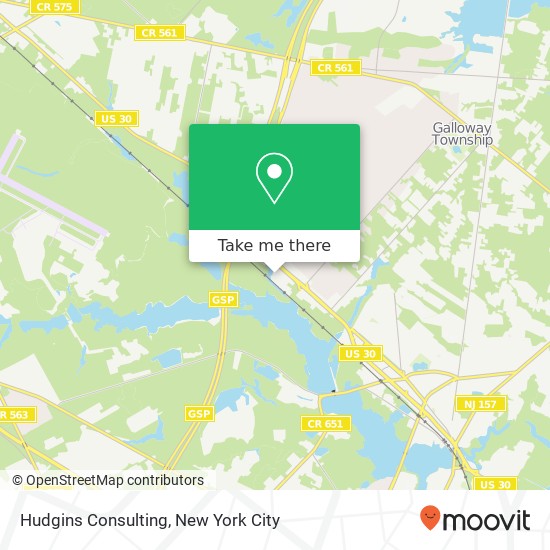 Mapa de Hudgins Consulting