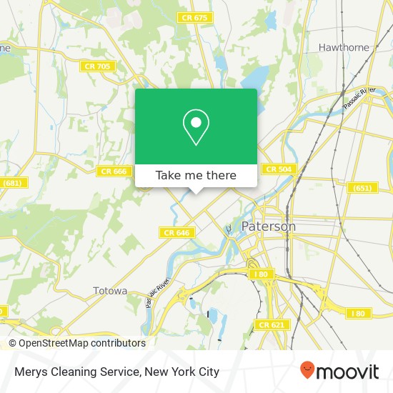 Mapa de Merys Cleaning Service