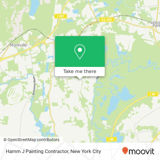 Hamm J Painting Contractor map