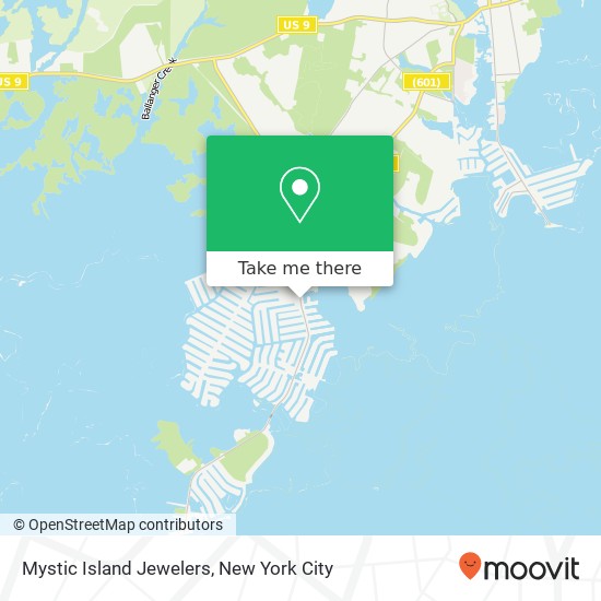 Mystic Island Jewelers map