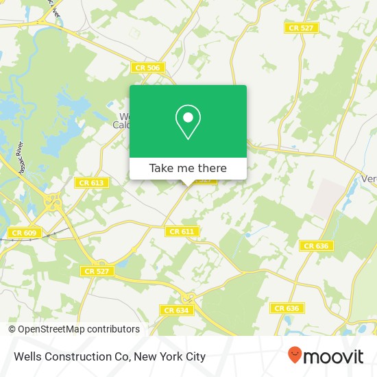 Wells Construction Co map