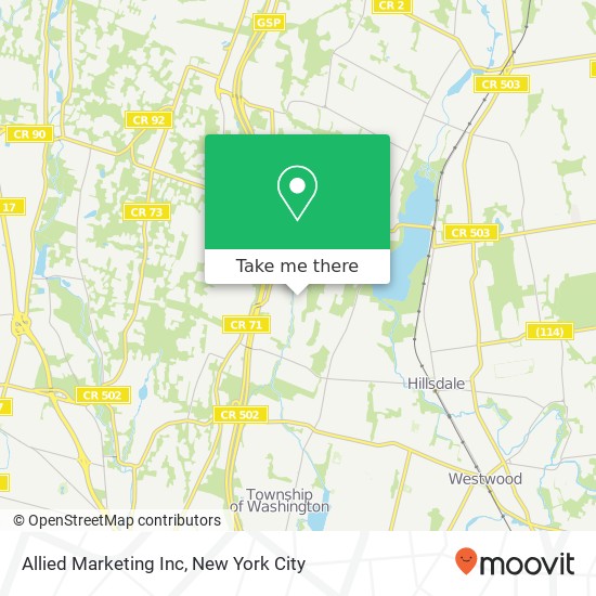 Allied Marketing Inc map