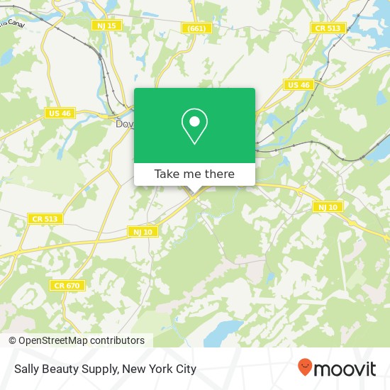 Mapa de Sally Beauty Supply