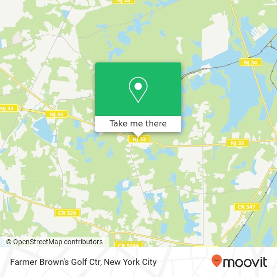 Farmer Brown's Golf Ctr map