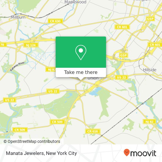 Manata Jewelers map
