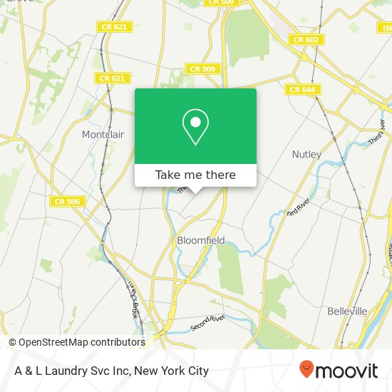 A & L Laundry Svc Inc map