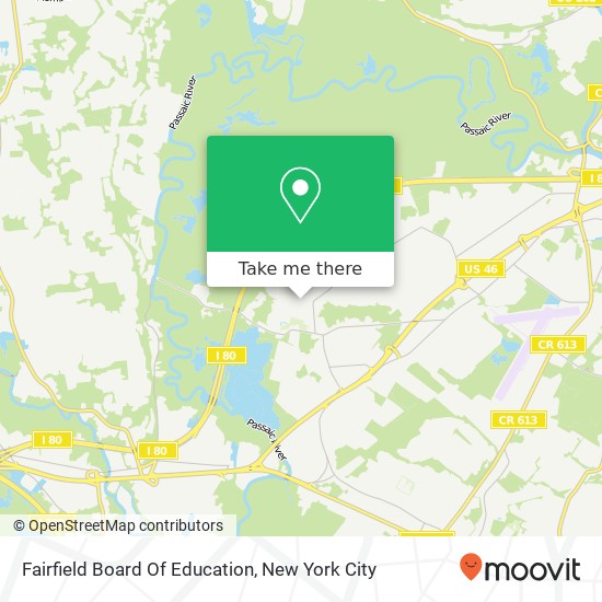 Mapa de Fairfield Board Of Education