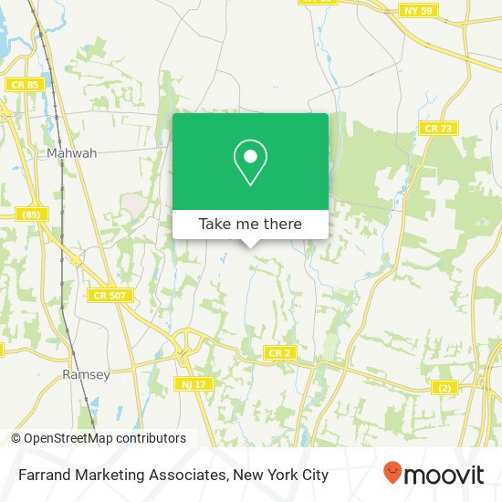 Farrand Marketing Associates map