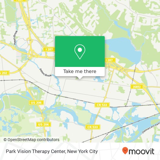 Park Vision Therapy Center map