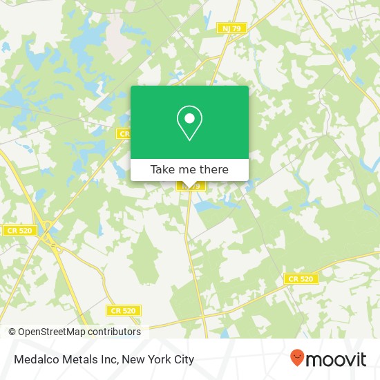 Medalco Metals Inc map