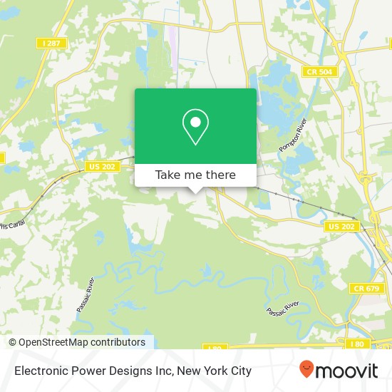 Electronic Power Designs Inc map