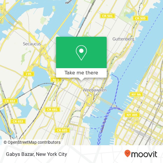 Gabys Bazar map