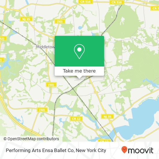 Mapa de Performing Arts Ensa Ballet Co