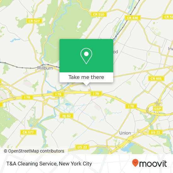 Mapa de T&A Cleaning Service